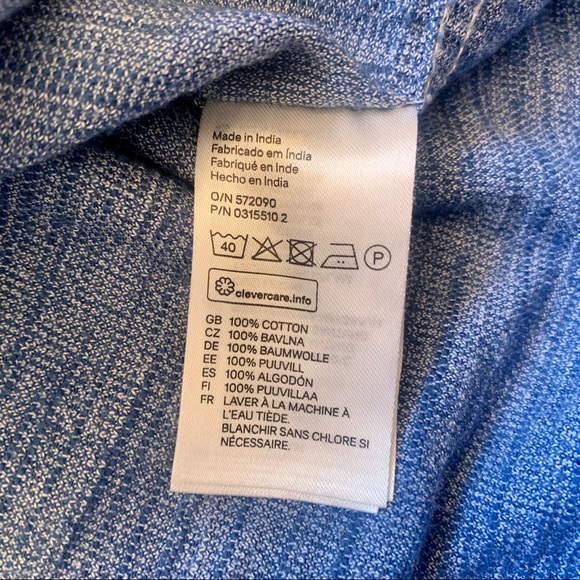 H&M L.O.G.G. Button Down Shirt - Men’s Small - Picture 6 of 6